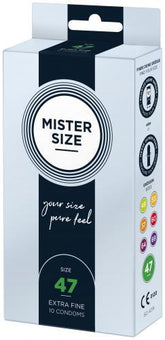 MISTER.SIZE 47 mm Condooms 10 stuks - PlayForFun